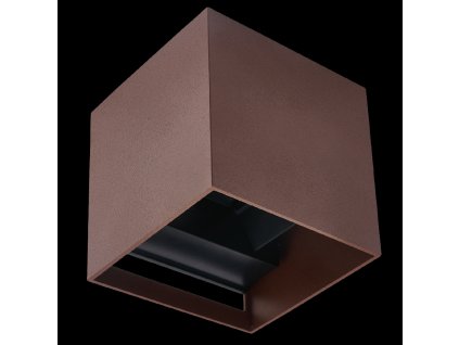 Lampa kinkietowa LED 2x3W, 450LM, IP65, brązowo-czerwona CORTEN