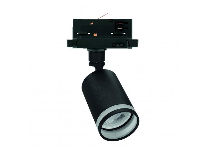 Lampa szynowa MADARA MINI OPAL RING, wymienne źródło, GU10, 3-fazowa, czarna (SLIP003011)