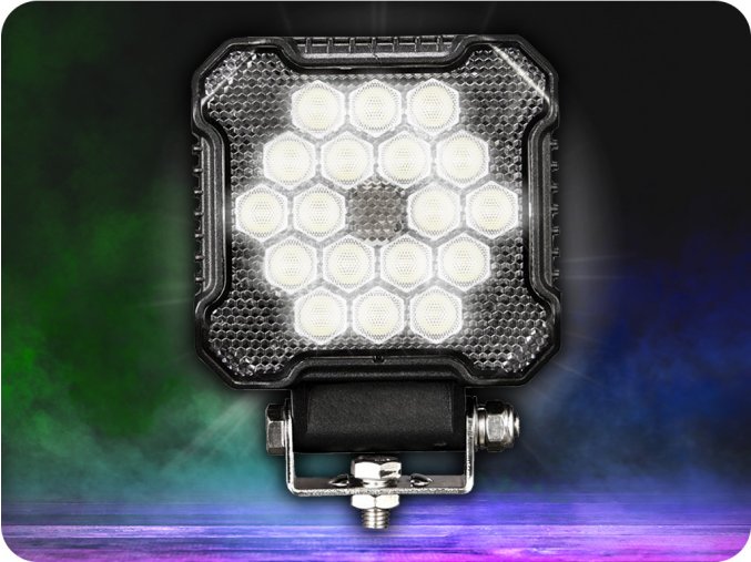 Lampa robocza LED ze złączem DT, 26W, 2800lm, 18xLED, 12/24V (L0173)