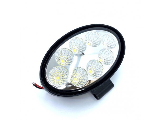 Lampa robocza LED mała okrągła 10W, 900lm, 12V/24V, IP67 (L0112-B)