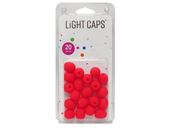 LIGHT CAPS® czerwone, 20 szt. w opakowaniu