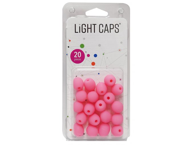 LIGHT CAPS® różowe, 20 szt. w opakowaniu