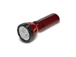 Solight ładowalna lampa LED, wtyczka, Pb 800 mAh, 9xLED, czerwony/czarny (WN10)