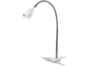 Lampa biurkowa LED Solight, 2,5W, 3000K, klip, biała (WO33- (WO33-W)