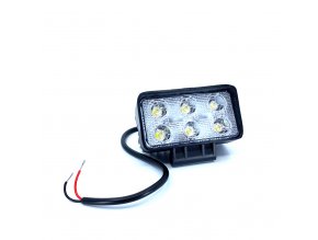 Prostokątna lampa robocza LED 18W, 1100LM, 12/24V (L0099)