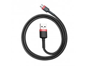 Baseus Cafule kabel USB-C, 2A, 3m, czarny + czerwony
