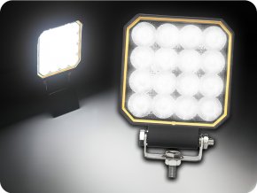 Lampa robocza LED 25W, 1711lm, kwadratowa, 16xLED, 12V/24V (L0178)