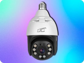 Obrotowa kamera IP LTC na gnieździe E27, IP65, PTZ, 5Mpix, 230V, SMART LTC VISION [RTV0400101]