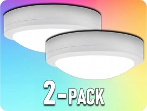 Solight LED Zewnętrzne oświetlenie okrągłe, białe, 13W, 910 lm, 4000K, IP54/2-PACK! [WO746-W]