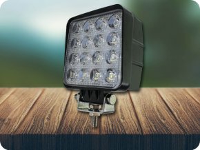 LED Epistar Lampa robocza, kwadratowa, 48W, 3071 lm, 12-24V, IP67
