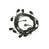 Łańcuch świetlny LED do 10xE27, 10m, IP44 (WOJ+14342)