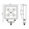 Lampa robocza LED 5x3W, mini (L0068)