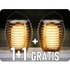 Lampka solarna płomień, 0,45W (5lm), 1700K, IP44, 1+1 gratis!