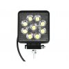 LED Epistar Lampa robocza, kwadratowa, 27W, 2200lm, 12/24V, IP67, 1+1 gratis!