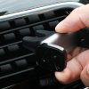 Baseus Steel Cannon samochodowy uchwyt na telefon komórkowy do kratki wentylacyjnej, srebrny (SUGP-0S)
