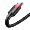 Baseus Cafule Micro USB kabel 1,5A, 2m, czerwony + czarny (CAMKLF-C91)