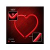 Ozdoba Forever Light Neon LED - serce czerwone, 3xAA/USB