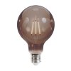 Żarówka LED E27 Retro Filament 4W, 400lm, G95, dym, 2000K