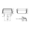 Oświetlenie tablicy rejestracyjnej 0,65/1,30W, 4xLED, 12/24V (L1910)