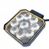 Lampa robocza LED 20W, 1133lm, kwadratowa, 9xLED, 12V/24V (L0177)