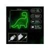 Neolia Dekoracja LED Neon Dinozaur zielony 5V USB [RTV100298]