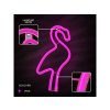 Wiecznie jasna neonowa dekoracja LED FLAMINGO 3xAA/USB [RTV100299]