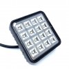 Lampa robocza LED z wyłącznikiem, 16W, max. 2400lm, 12/24V/2-PACK! [L0154]