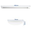 Lampa pryzmatyczna LED Spectrum 20W, 2400lm, 90cm/30-PACK!