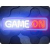 Neonowa dekoracja LED GAME ON ściemnialna 5V, USB [RTV100546]