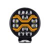 LAMPA PRZEDNIA LED SPIDER TOXIC+OSTRZEGAWSKA+POZYCJONOWANIE 80W+3W+14W, IP69K/2-PACK + prezent 🎁! [L3440]