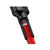 KABEL BASEUS CAFULE USB-C - USB-C, PD 2.0, QC 3.0, 60W, 1M, CZERWONY [018122]