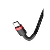 KABEL BASEUS CAFULE USB-C - USB-C, PD 2.0, QC 3.0, 60W, 2M CZARNY+CZERWONY [018124]