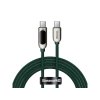 KABEL BASEUS USB-C - USB-C DISPLAY, 100W, 2M, ZIELONY [028762]
