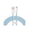 KABEL BASEUS DYNAMIC SERIES USB-A DO USB-C, 100W, 2M, NIEBIESKI [033087]