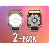 Światło cofania+ostrzegawcze LED, 10W+4W, 900lm/2-PACK! [L2500]