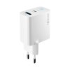 Adapter ładowarki GaN PD QC 1x USB-C, 1x USB, 33 W, biały [GSM171395]