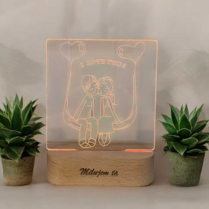 zalubeny par na hojdacke