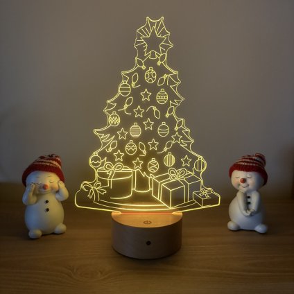 LED lampa Vianočný stromček XXL