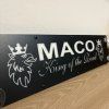 LED nameplate King of the road– 45x10cm