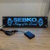LED nameplate King of the road– 45x10cm