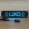LED nameplate Mercedes logo– 45x10cm