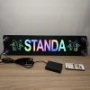 LED menovka Anjel s diablom – 45x10cm