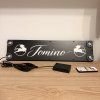 LED menovka Meno + IVECO – 45x10cm