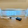 LED plexi nameplate Your logo +  “Your text” – 45x10cm