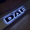 LED backlit DAF logo