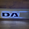 LED podsvietený nápis pre DAF