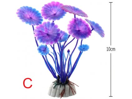 Mesterséges akváriumi növények (Akváriumi növények zöld - 10cm (B))