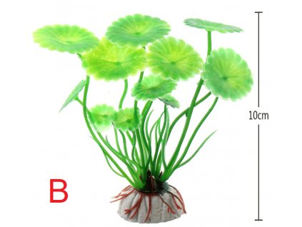 Mesterséges akváriumi növények (Akváriumi növények zöld - 10cm (B))