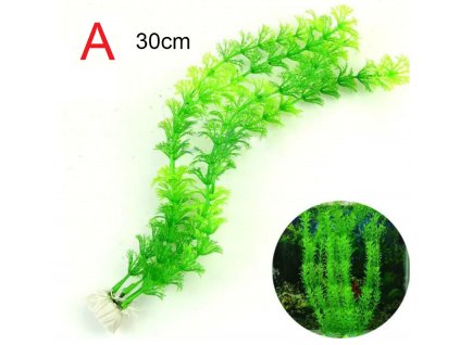 Mesterséges akváriumi növények (Akváriumi növények zöld - 10cm (B))
