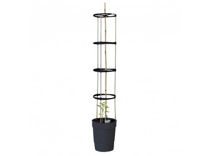 53394 10 garland samozavlazovaci kvetinac self watering grow pot tower antracit